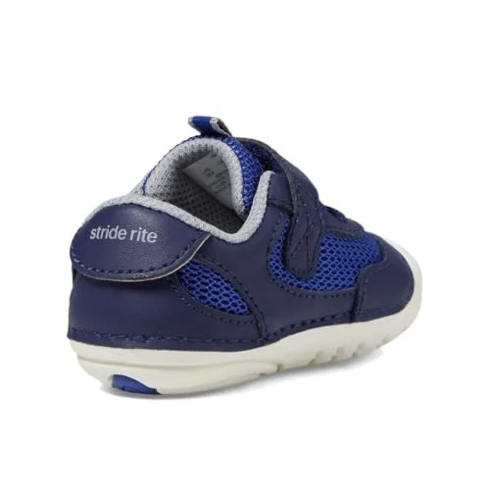 Stride Rite Sm Apollo BB038301 Sneaker Toddler US 3 W Blue Casual Shoes HTAT1525